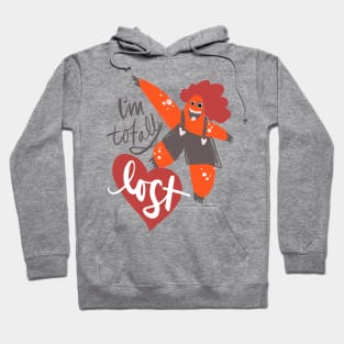 Aimless Totally Lost Monster: Weird Funny Ironic Clown Hoodie